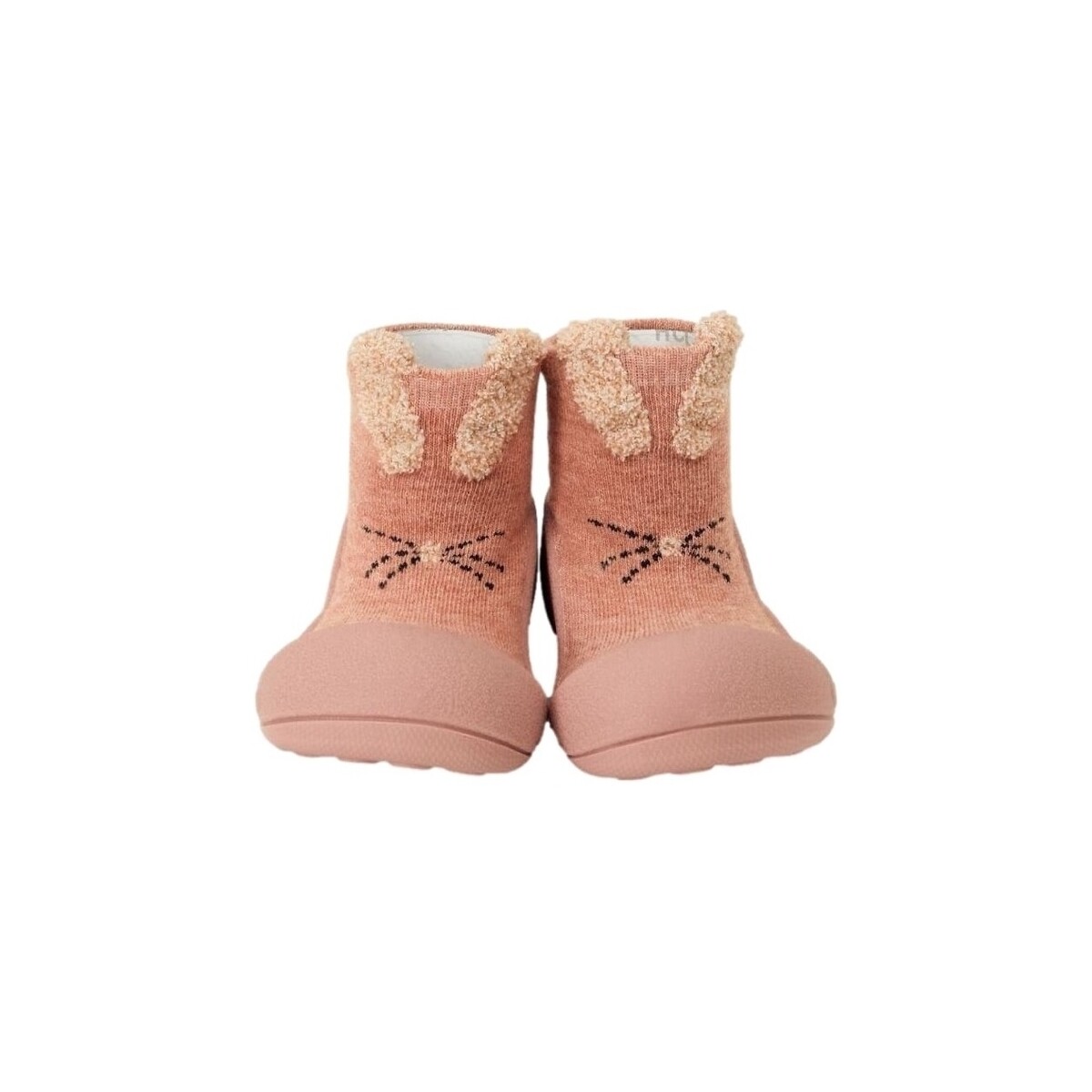 Boty Děti Bačkůrky pro miminka Attipas Rabbit - Pink Růžová
