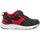Boty Dívčí Multifunkční sportovní obuv Befado 516Y162 černo červené dětské tenisky Červená