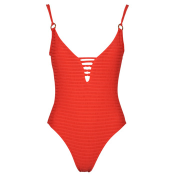 Textil Ženy jednodílné plavky Banana Moon MILLER GROOVE Červená