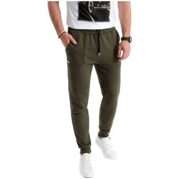 Textil Muži Teplákové kalhoty Ombre Pánské kalhoty joggers Bitine olivová Zelená