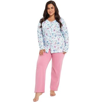Textil Ženy Pyžamo / Noční košile Taro Dámské pyžamo 3009 Valencia 
