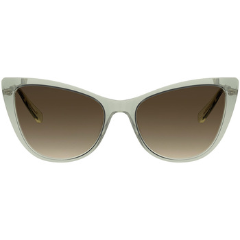 Hodinky & Bižuterie Ženy sluneční brýle Love Moschino Occhiali da Sole  MOL062/S 1ED Khaki