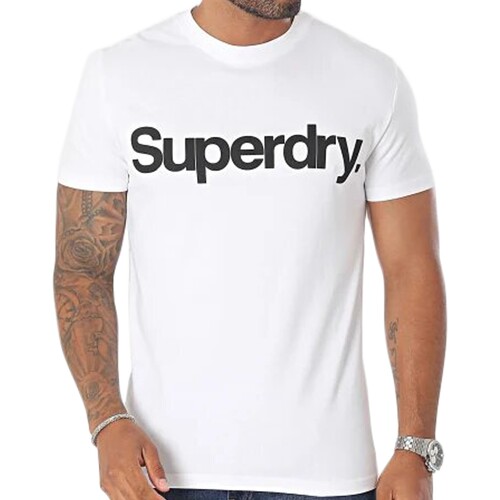 Textil Muži Trička s krátkým rukávem Superdry 223126 Bílá