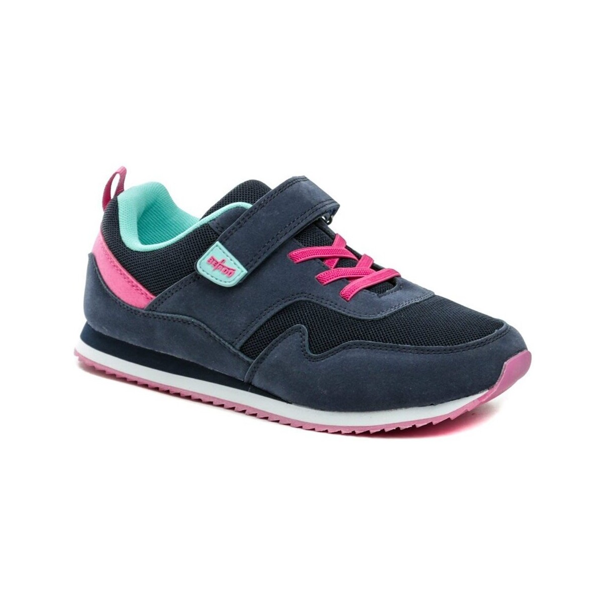 Levně Befado Multifunkční sportovní obuv Dětské 516X215 modro růžové dětské tenisky Modrá