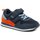 Boty Chlapecké Multifunkční sportovní obuv Befado 516Y219 modro oranžové dětské tenisky Modrá