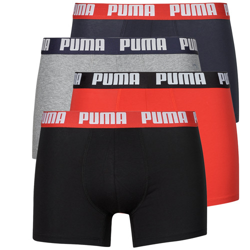 Spodní prádlo Muži Boxerky Puma PUMA BOXER X4 Červená