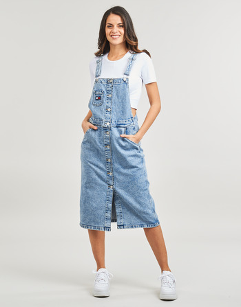 Tommy Jeans DUNGAREE BF MIDI DRESS CG4114