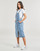 Textil Ženy Krátké šaty Tommy Jeans DUNGAREE BF MIDI DRESS CG4114 Modrá