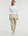 Textil Ženy Trička s krátkým rukávem Tommy Jeans TJW RUCHE RIB TOP LS Bílá