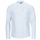 Textil Muži Košile s dlouhymi rukávy Tommy Jeans TJM MAO STRIPE LINEN BLEND SHIRT Bílá / Modrá