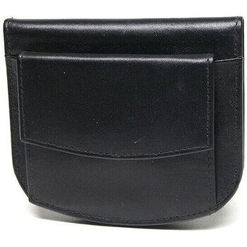 Lagen W-2021-BLK hnědá pánská kožená peněženka Černá