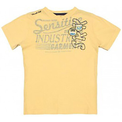 Textil Chlapecké Trička s krátkým rukávem Srk T-shirt manches courtes garçon ECLAXO Žlutá