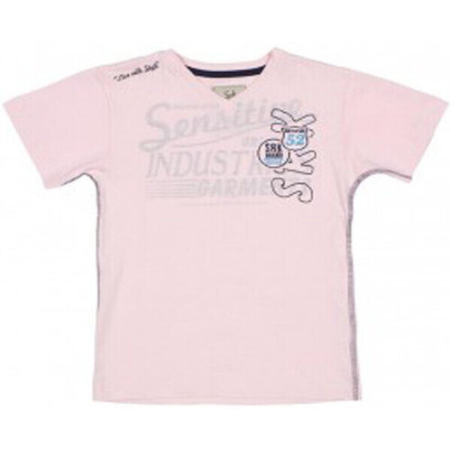 Textil Chlapecké Trička s krátkým rukávem Srk T-shirt manches courtes garçon ECLAXO Růžová