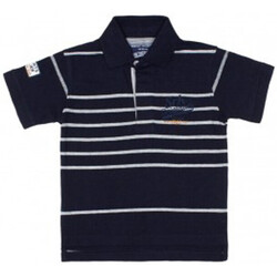 Textil Chlapecké Polo s krátkými rukávy Srk Polo manches courtes garçon ECROSS Tmavě modrá
