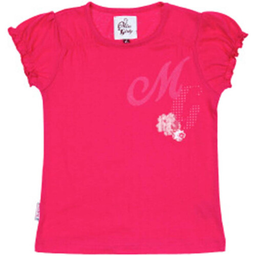 Textil Dívčí Trička s krátkým rukávem Miss Girly T-shirt manches courtes fille FABOULLE Růžová