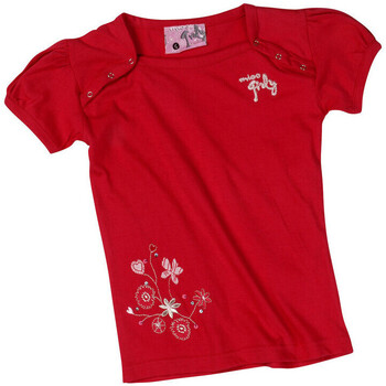 Textil Dívčí Trička s krátkým rukávem Miss Girly T-shirt manches courtes fille FURY Růžová