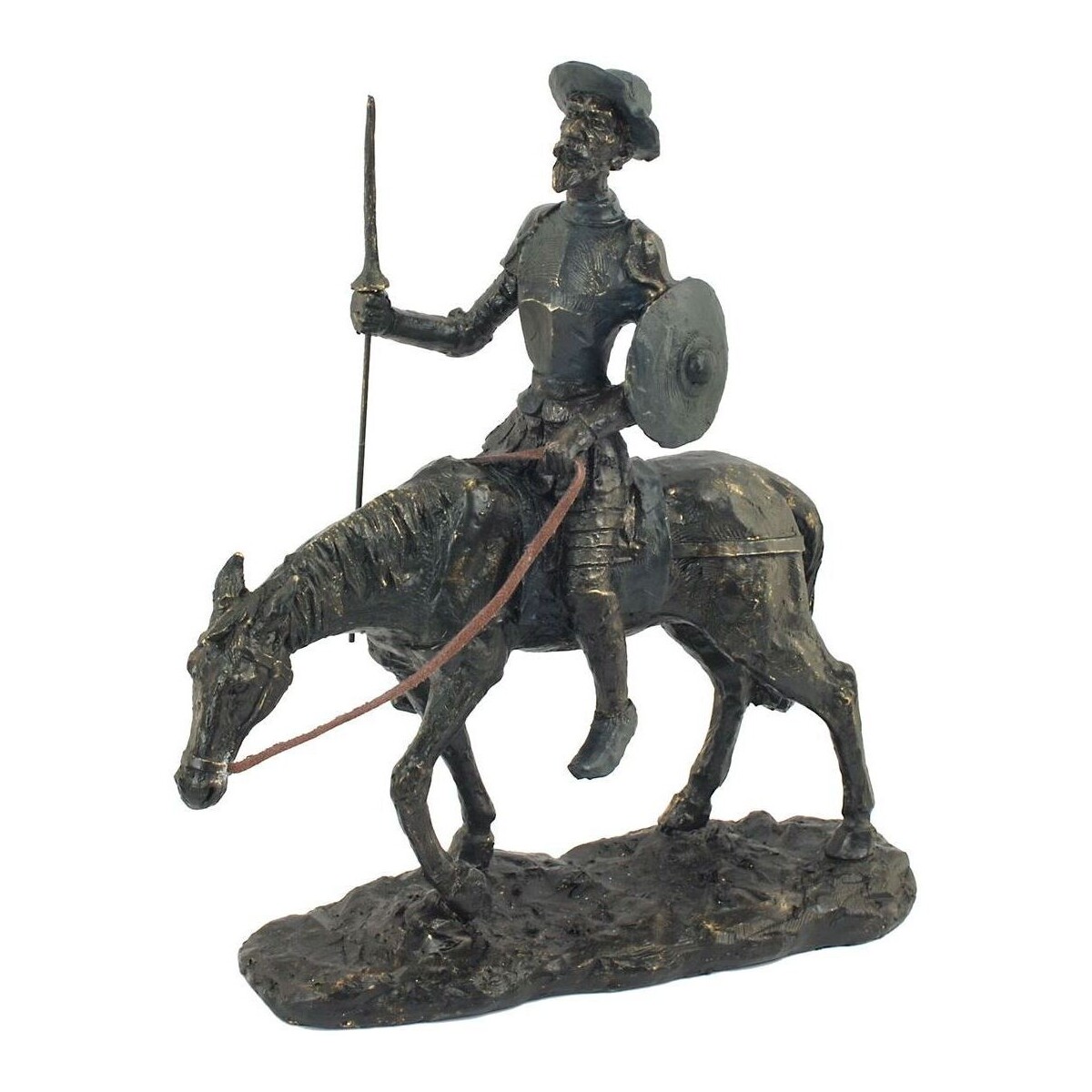 Bydlení Sošky a figurky Signes Grimalt Obrázek Don Quijote Kůň Černá