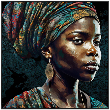 Bydlení Obrazy / plátna Signes Grimalt Malování Africké Ženy Černá