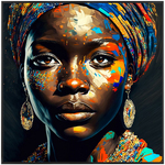 Malování Africké Ženy