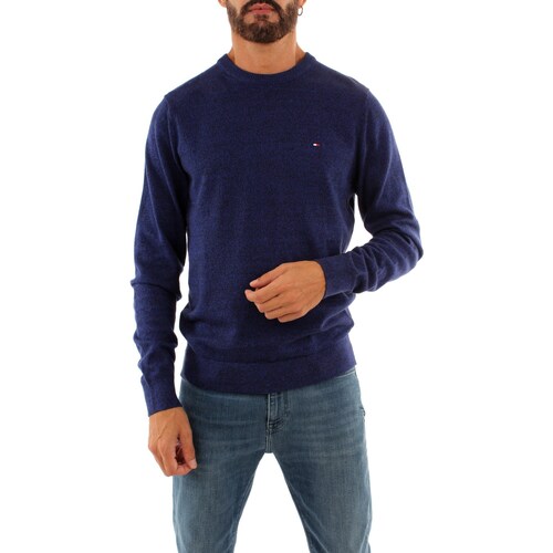 Textil Muži Trička s krátkým rukávem Tommy Hilfiger MW0MW28046 Modrá