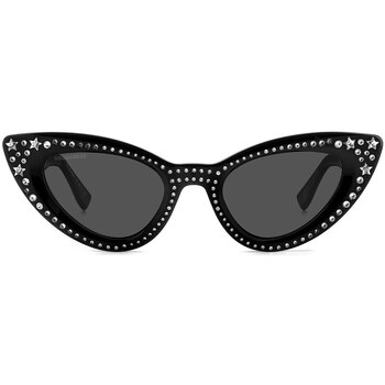 Hodinky & Bižuterie Ženy sluneční brýle Dsquared Occhiali da Sole  D2 0092/N/S 807 Černá