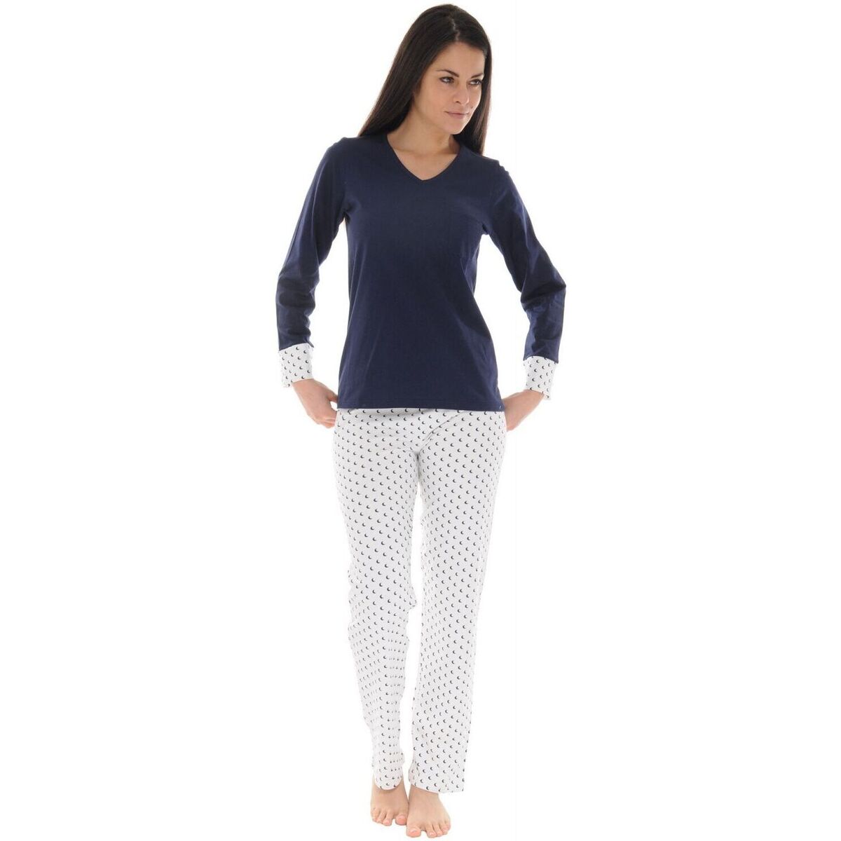 Textil Ženy Pyžamo / Noční košile Christian Cane CALISTE Modrá
