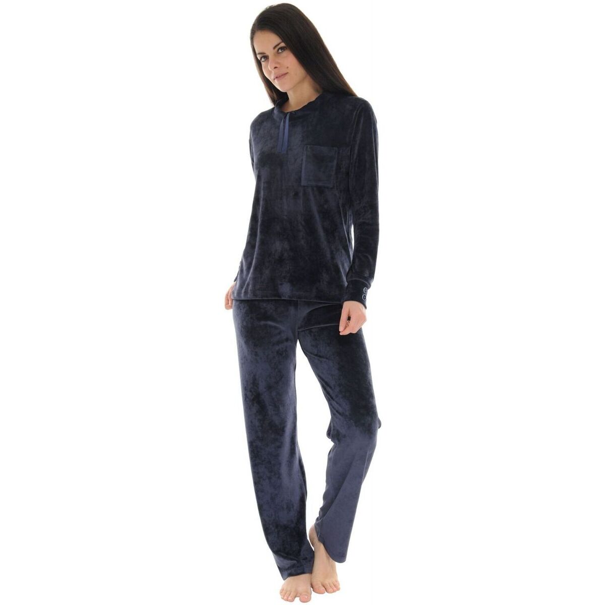 Textil Ženy Pyžamo / Noční košile Christian Cane CYBELE Modrá