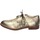 Boty Ženy Šněrovací polobotky  & Šněrovací společenská obuv Moma EZ899 Zlatá