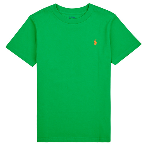 Textil Děti Trička s krátkým rukávem Polo Ralph Lauren SS CN-TOPS-T-SHIRT Zelená