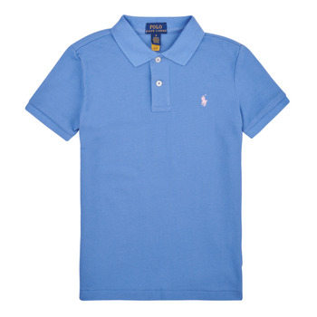 Textil Chlapecké Polo s krátkými rukávy Polo Ralph Lauren SLIM POLO-TOPS-KNIT Modrá / Modrá