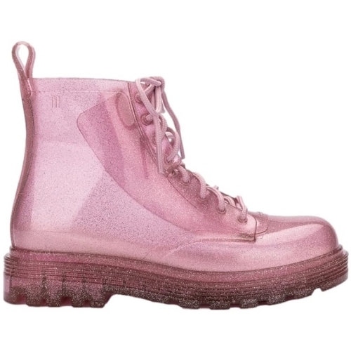 Boty Děti Kozačky Melissa MINI  Coturno K - Glitter Pink Růžová