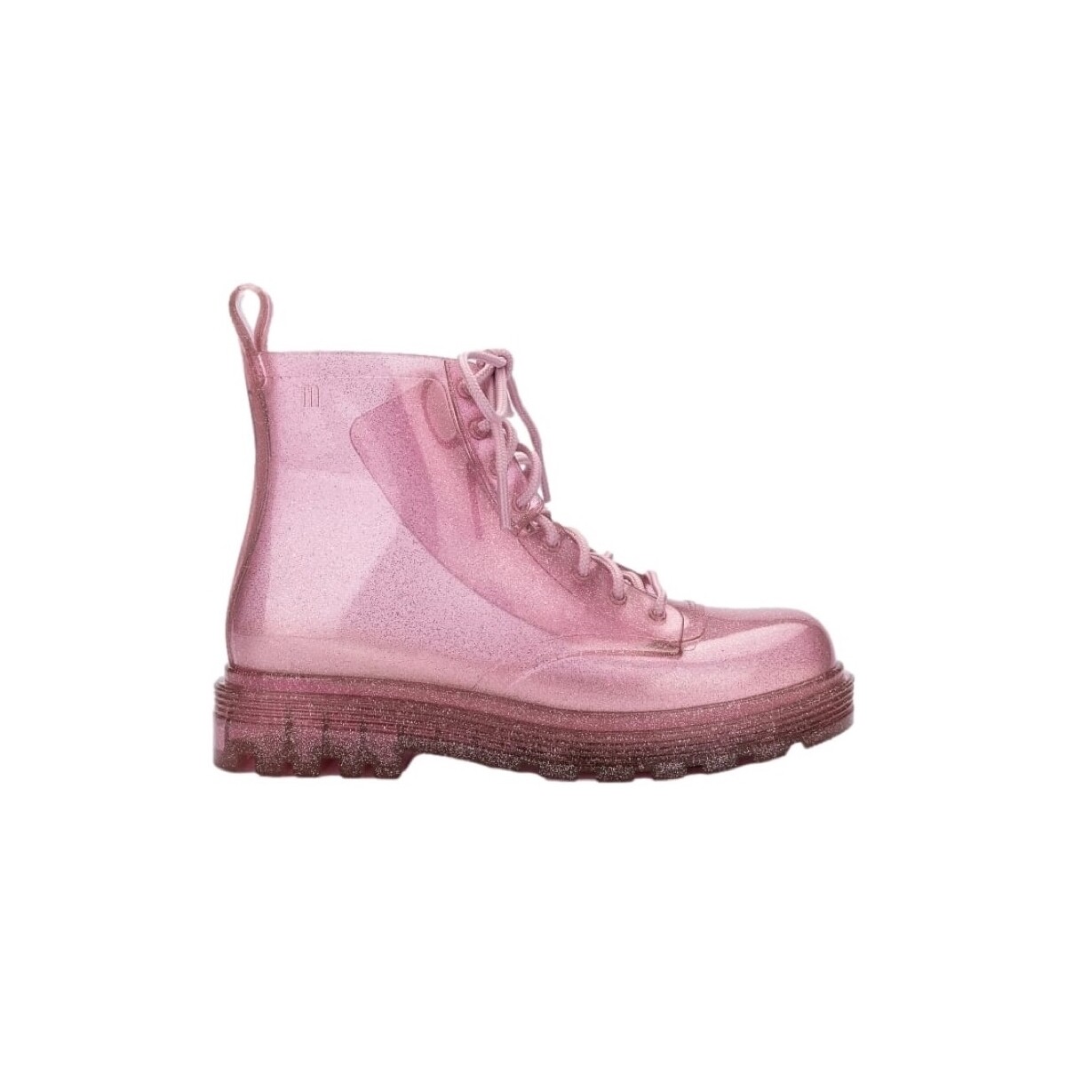 Boty Děti Kozačky Melissa MINI  Coturno K - Glitter Pink Růžová