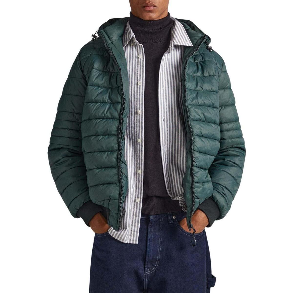 Textil Muži Kabáty Pepe jeans  Zelená