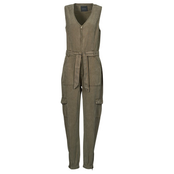 Guess Overaly INDY JUMPSUIT - Khaki