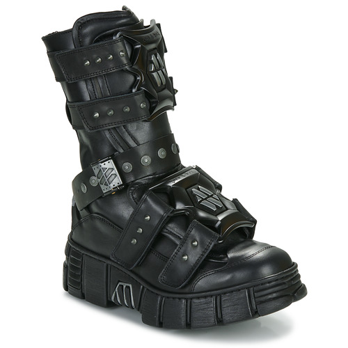 Boty Kotníkové boty New Rock WALL 422 Černá
