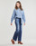 Textil Ženy Jeans široký střih Le Temps des Cerises BARCY Modrá