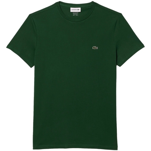 Textil Muži Trička & Pola Lacoste Regular Fit T-Shirt - Vert Zelená