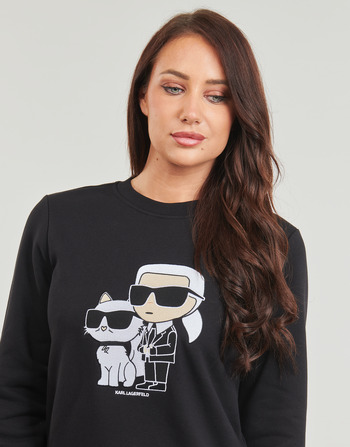 Karl Lagerfeld ikonik 2.0 sweatshirt Černá
