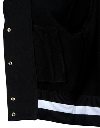 Karl Lagerfeld varsity sweat jacket Černá / Bílá