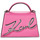 Taška Ženy Kabelky  Karl Lagerfeld K/SIGNATURE 2.0 SM CROSSBODY Růžová