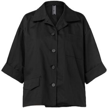 Textil Ženy Kabáty Wendy Trendy Jacket 221210 - Black Černá
