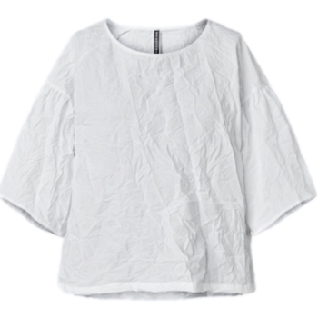 Textil Ženy Halenky / Blůzy Wendy Trendy Top 221624 - White Bílá