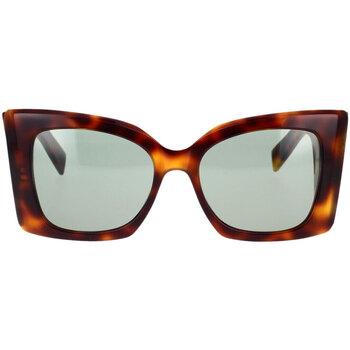Hodinky & Bižuterie Ženy sluneční brýle Yves Saint Laurent Occhiali da Sole Saint Laurent SL M119 002 Blaze Hnědá