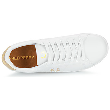 Fred Perry B722 Leather Bílá / Zlatá
