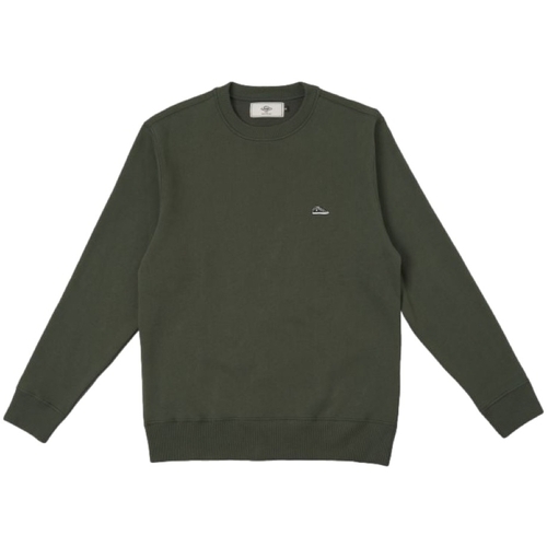 Textil Muži Mikiny Sanjo K100 Patch Sweatshirt - Green Zelená