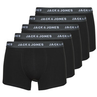 Spodní prádlo Muži Boxerky Jack & Jones JACHUEY TRUNKS 5 PACK Černá