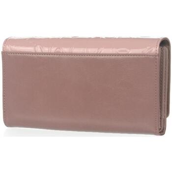 Grosso Kožená dámská peněženka RFID růžová v dárkové krabičce Růžová