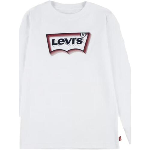 Textil Chlapecké Trička s krátkým rukávem Levi's  Bílá