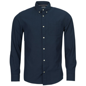 Textil Muži Košile s dlouhymi rukávy Jack & Jones JJEOXFORD SHIRT LS Tmavě modrá