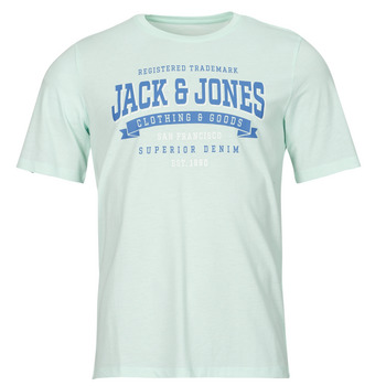 Textil Muži Trička s krátkým rukávem Jack & Jones JJELOGO TEE SS O-NECK 2 COL SS24 SN Modrá